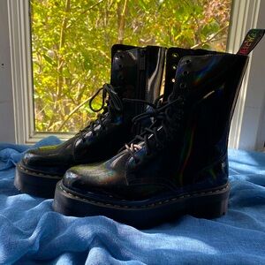 Platform Rainbow Doc Martens size 10